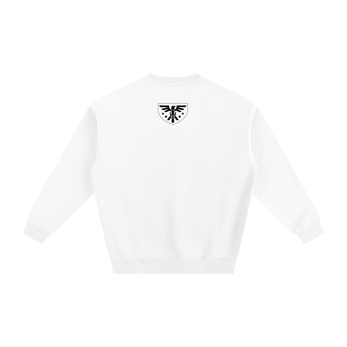 Eagle Crest Fleeced Sweatshirt – Arctic White Edition ODMPOD