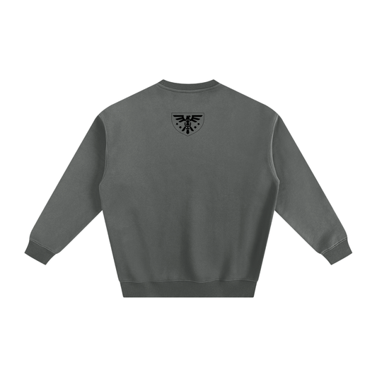 Eagle Crest Fleeced Sweatshirt – Vintage Charcoal Edition ODMPOD