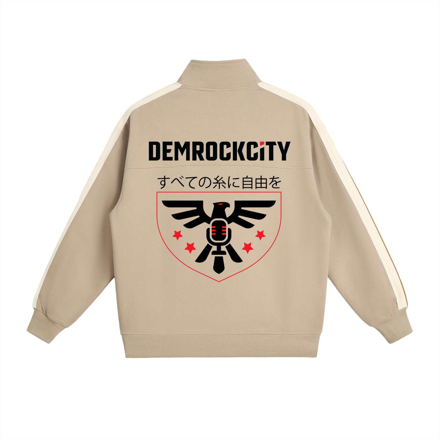 DEMROCKCITY Freedom Track Jacket – Sandstone Edition ODMPOD