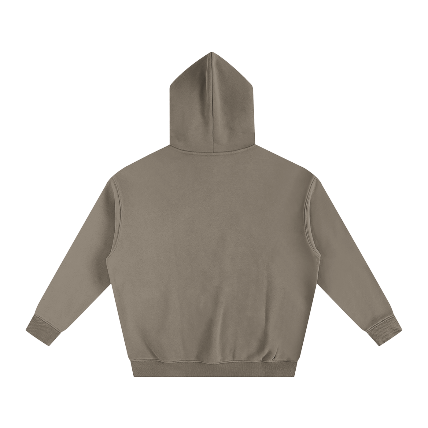 Eagle Crest Oversized Fleece Hoodie – Taupe Edition ODMPOD