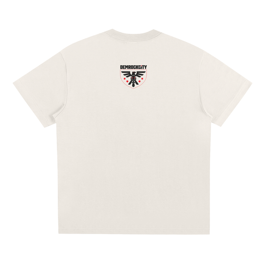 DEMROCKCITY Crown Signature Cooling Tee – Cream