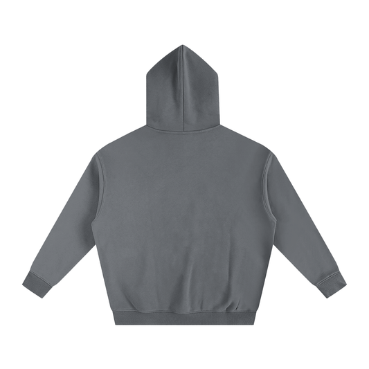 Eagle Crest Oversized Fleece Hoodie – Grey Edition ODMPOD