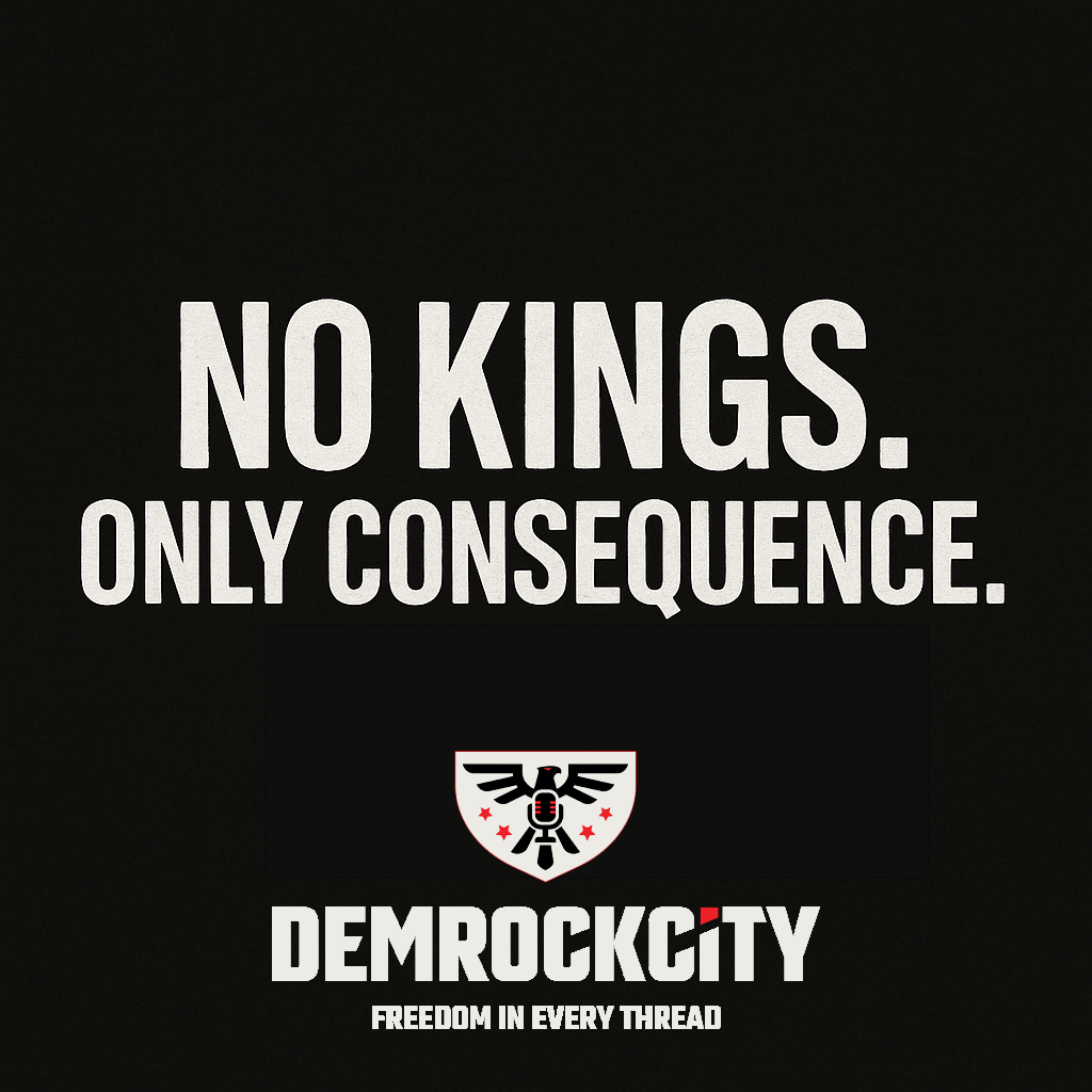 NO KINGS. ONLY CONSEQUENCE.