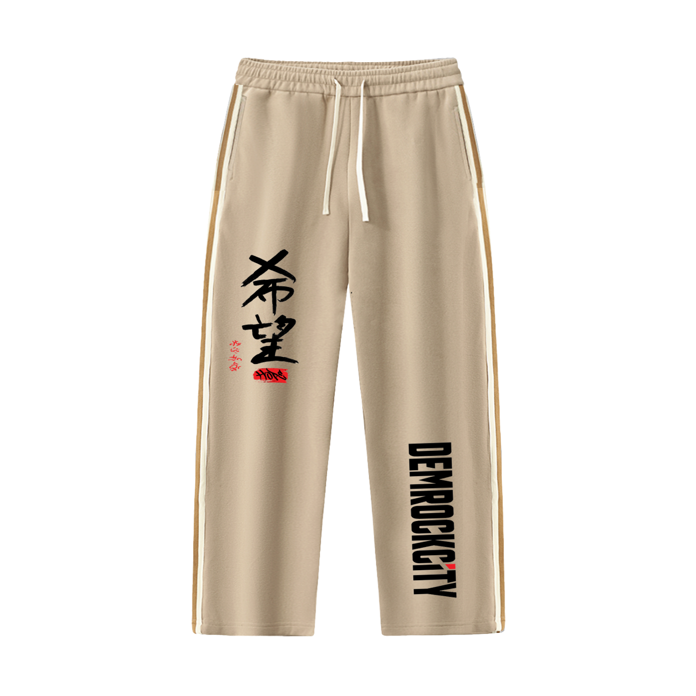 DEMROCKCITY Freedom Track Pants – Sandstone Edition ODMPOD