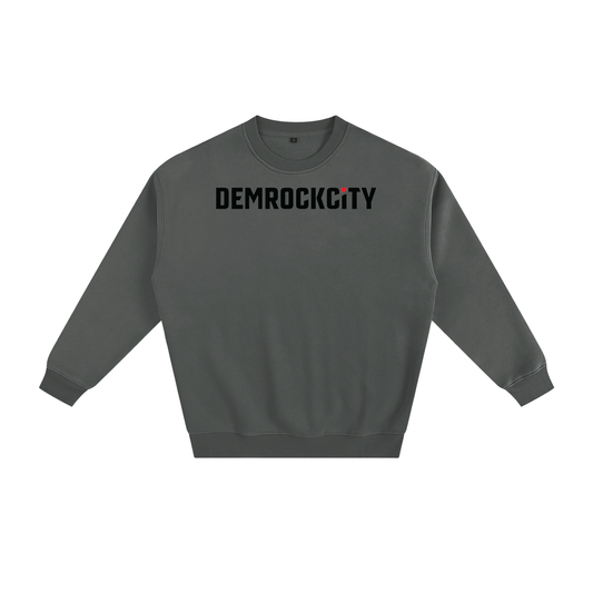 Eagle Crest Fleeced Sweatshirt – Vintage Charcoal Edition ODMPOD