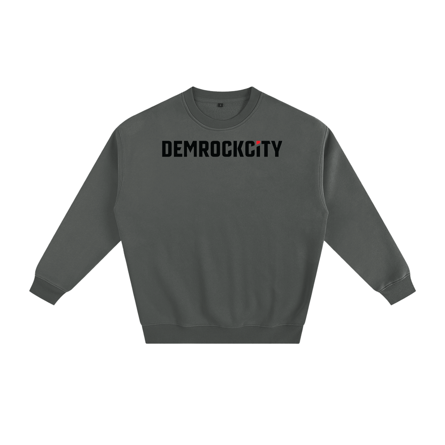 Eagle Crest Fleeced Sweatshirt – Vintage Charcoal Edition