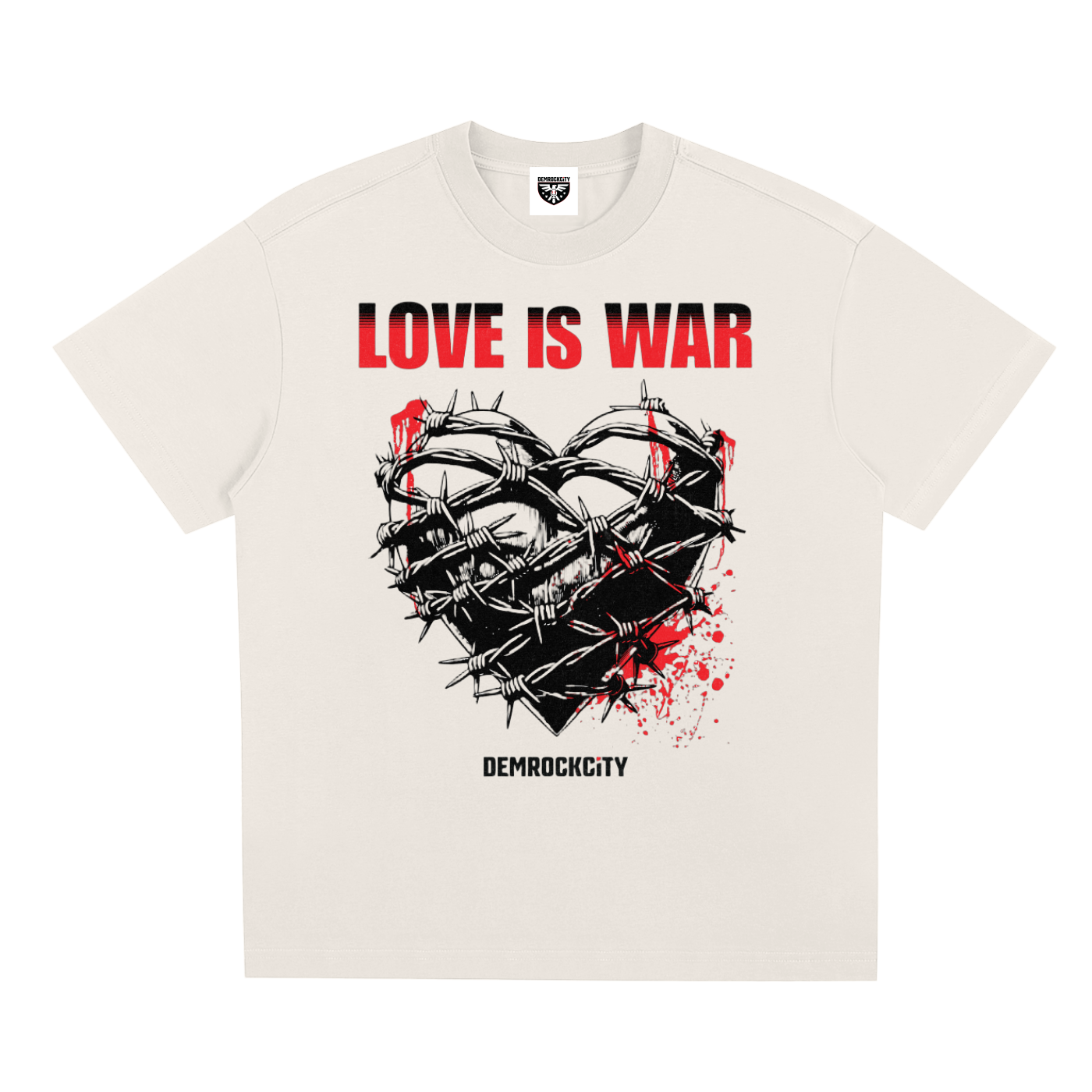 DEMROCKCITY Love Is War Tee – 02.14 Limited