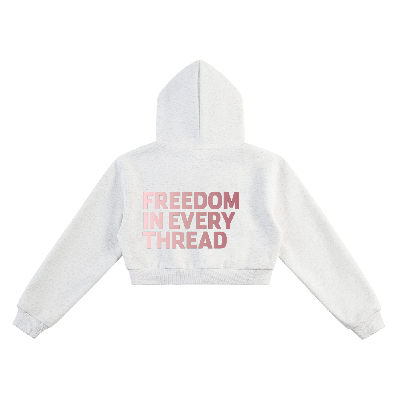 Freedom Crop Hoodie – Rose Edition ODMPOD