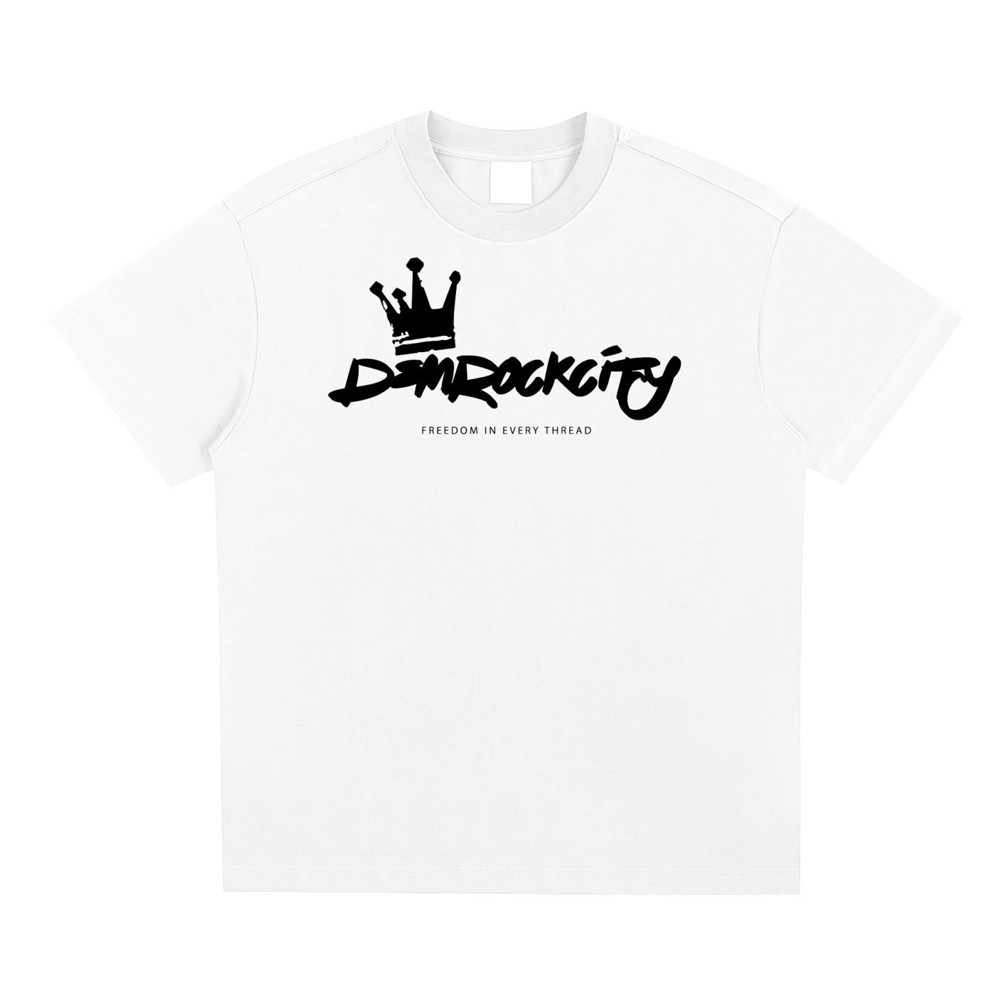 DEMROCKCITY Crown Signature Cooling Tee – White