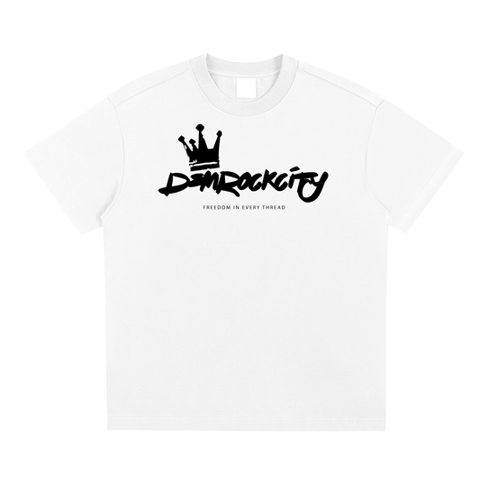 DEMROCKCITY Crown Signature Cooling Tee – White