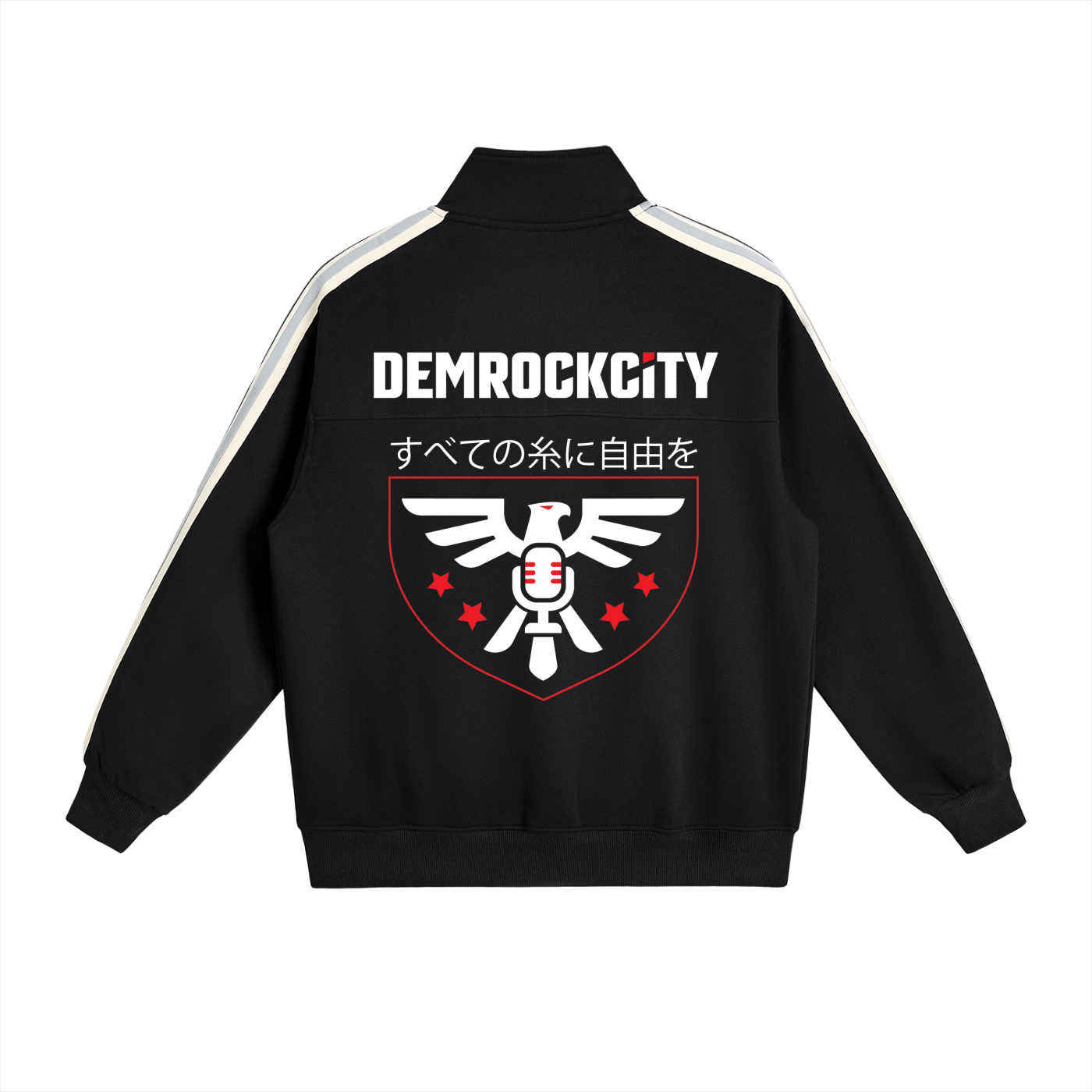 DEMROCKCITY Freedom Track Jacket – Black Edition ODMPOD