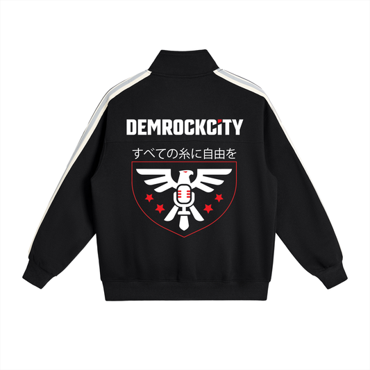 DEMROCKCITY Freedom Track Jacket – Black Edition ODMPOD