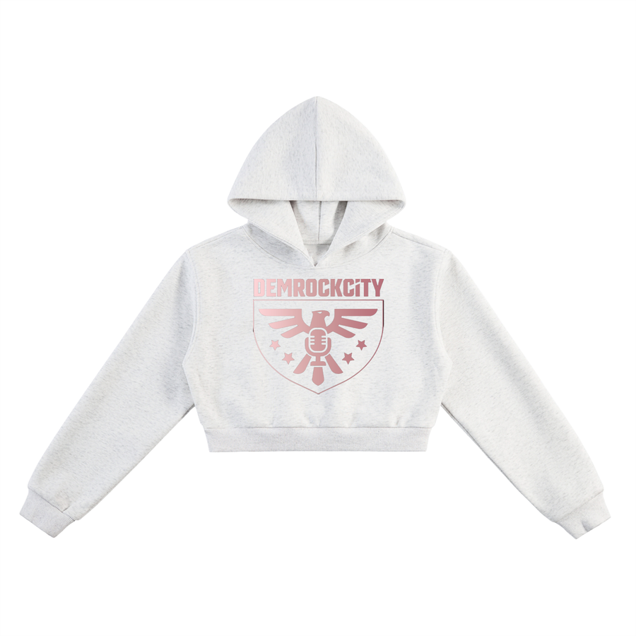 Freedom Crop Hoodie – Rose Edition