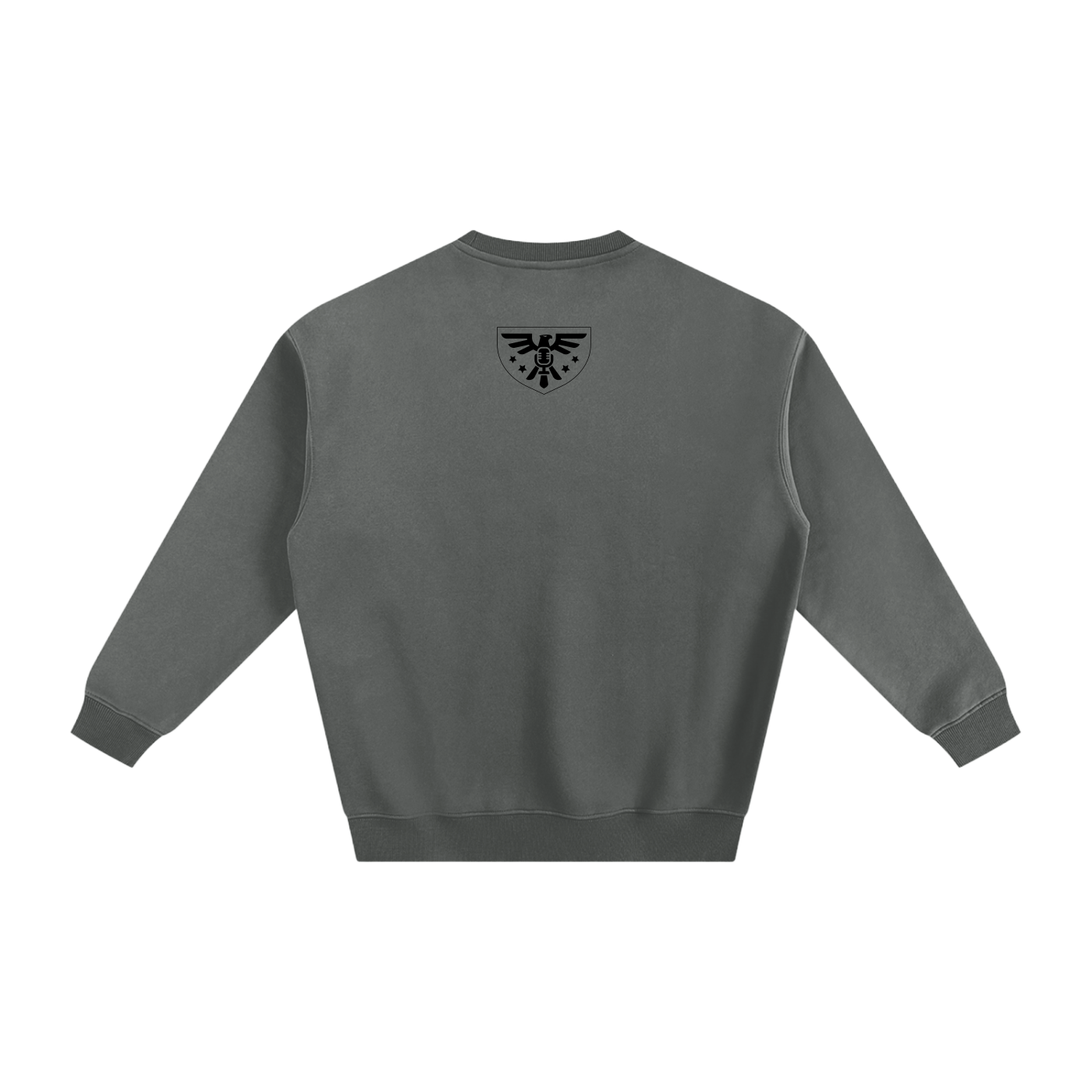 Eagle Crest Fleeced Sweatshirt – Vintage Charcoal Edition ODMPOD
