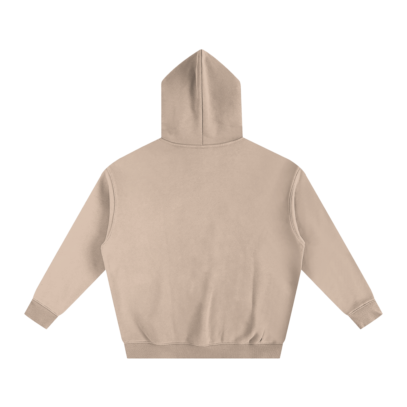 Eagle Crest Oversized Fleece Hoodie – Sand Edition ODMPOD