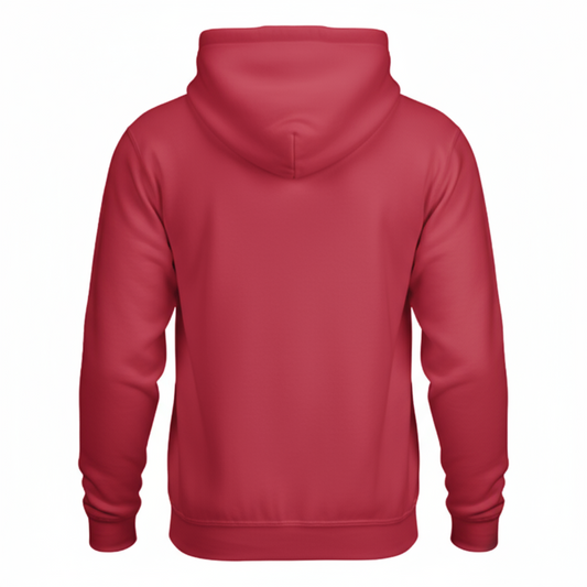 DEMROCKCITY “Eagle Crest” Heavyweight Hoodie – Street Red DEMROCKCITY