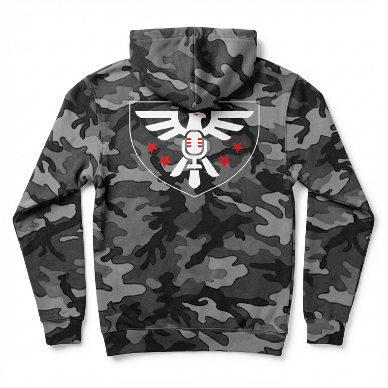 DEMROCKCITY Core Hoodie – Stealth Camo Edition