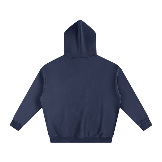 Eagle Crest Oversized Fleece Hoodie – Navy Edition ODMPOD