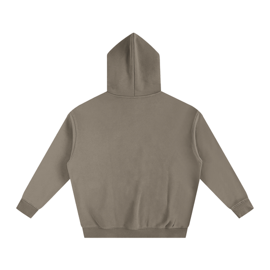Eagle Crest Oversized Fleece Hoodie – Taupe Edition ODMPOD