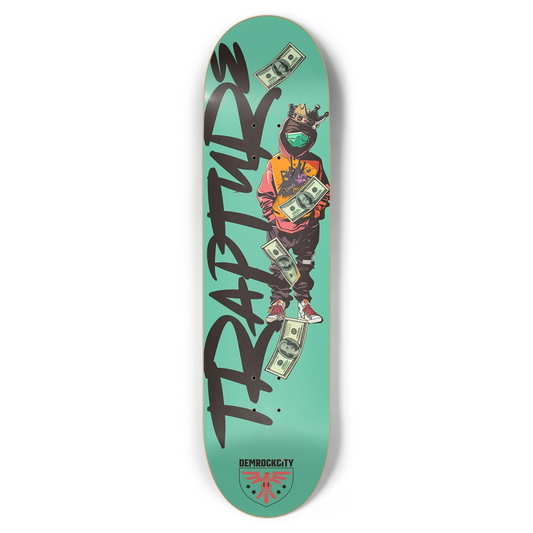DEMROCKCITY TRAPTURE Skateboard Deck (8 1/2 x 32)